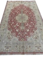 Shahi Tabriz Fine Wool & Silk Handwoven Persian Carpet – Item 117 | - Image 4