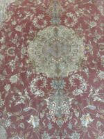 Shahi Tabriz Fine Wool & Silk Handwoven Persian Carpet – Item 117 | - Image 5