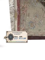 Shahi Tabriz Fine Wool & Silk Handwoven Persian Carpet – Item 117 | - Image 9