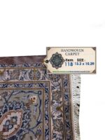 Signed Fine Kashan All-Wool Hand-Knotted Persian Carpet – Item 118 - Image 2