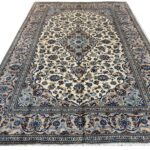 Authentic Handwoven Persian Kashan Rug – Classic Medallion Carpet – Item 119