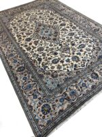 Authentic Handwoven Persian Kashan Rug – Classic Medallion Carpet – Item 119 - Image 6