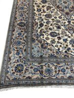 Authentic Handwoven Persian Kashan Rug – Classic Medallion Carpet – Item 119 - Image 7