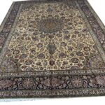 Masterpiece Signed Kashan Persian Rug – Sheikh Safi Ardabil Design (Wool & Silk) – Item #126
