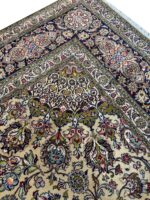 Masterpiece Signed Kashan Persian Rug – Sheikh Safi Ardabil Design (Wool & Silk) – Item #126 - Image 3