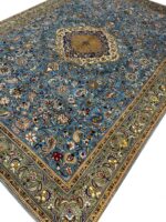 Masterpiece Qum (Qhoom) Design Persian Style Rug (Wool & Silk) – Item #125 - Image 5