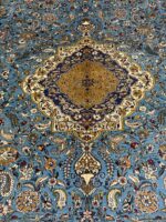 Masterpiece Qum (Qhoom) Design Persian Style Rug (Wool & Silk) – Item #125 - Image 4