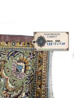 Masterpiece Qum (Qhoom) Design Persian Style Rug (Wool & Silk) – Item #125 - Image 9