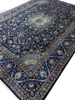 Exquisite Handwoven Kashmar Persian Carpet (Kork Wool) – Item #130 - Image 7