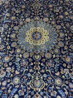 Exquisite Handwoven Kashmar Persian Carpet (Kork Wool) – Item #130 - Image 3
