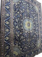 Exquisite Handwoven Kashmar Persian Carpet (Kork Wool) – Item #130 - Image 4
