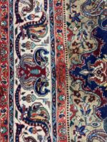 Masterpiece Handwoven Tabriz Persian Carpet with Authentic Signature – Item 133 - Image 6