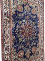 Masterpiece Handwoven Tabriz Persian Carpet with Authentic Signature – Item 133 - Image 5