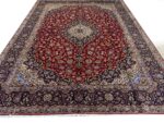 Masterpiece Handwoven Kashan Kork Wool Persian Carpet with Authentic Signature – Item 134