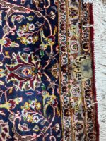 Masterpiece Handwoven Kashan Kork Wool Persian Carpet with Authentic Signature – Item 134 - Image 10