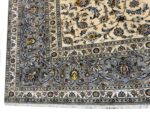 Authentic Persian Kashan Afshan Kork Wool Handwoven Carpet – Item 136 - Image 8