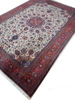 Authentic Handwoven Kashan Rug (Ardabil Design) – Item #141 - Image 4