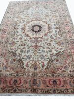 Masterpiece Handwoven Shahi Tabriz Persian Carpet (60 Raj) – Item #158 - Image 6
