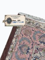 Masterpiece Handwoven Shahi Tabriz Persian Carpet (60 Raj) – Item #158 - Image 2