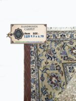 Genuine Hand-Knotted Kashan Rug (Premium Kork Wool) – Item #159 - Image 7