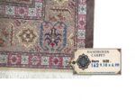Masterpiece Hand-Knotted Tabriz Rug – Unique Colorway & Geometric Medallion Design | Item 162 - Image 8