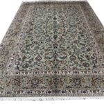Fine Hand-Knotted Kashan Rug – All-Over Floral Islimi Design (No Medallion) | Item 163