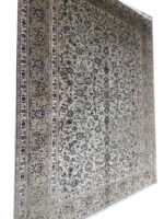 Fine Hand-Knotted Kashan Rug – All-Over Floral Islimi Design (No Medallion) | Item 163 - Image 3