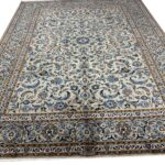 Fine Masterpiece Hand-Knotted Kashan Rug – All-Over Islimi Floral Design with Weaver’s Signature | Item 165