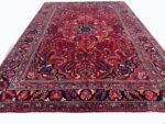 Antique Style Hand-Knotted Tribal Lilihan Sarouk Rug – Geometric Medallion Village Design | Item 171