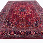Antique Style Hand-Knotted Tribal Lilihan Sarouk Rug – Geometric Medallion Village Design | Item 171