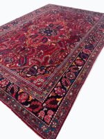 Antique Style Hand-Knotted Tribal Lilihan Sarouk Rug – Geometric Medallion Village Design | Item 171 - Image 5