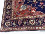 Masterpiece Hand-Knotted Tabriz Rug – Elegant Mahi (Fish) Design with Central Medallion | Item 173 - Image 8