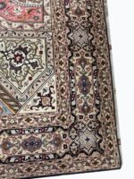 Investment-Grade 70 Raj Hand-Knotted "Taj Mahal" Architectural Masterpiece Rug with Silk Highlights | Item 174 - Image 5