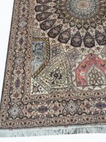 Investment-Grade 70 Raj Hand-Knotted "Taj Mahal" Architectural Masterpiece Rug with Silk Highlights | Item 174 - Image 3