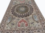 Investment-Grade 70 Raj Hand-Knotted "Taj Mahal" Architectural Masterpiece Rug with Silk Highlights | Item 174 - Image 2