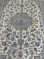 Masterpiece Hand-Knotted Kashan Rug – Royal Central Medallion & Lachak-Toranj Design | Item 175 - Image 3