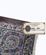 Masterpiece Hand-Knotted Kashan Rug – Royal Central Medallion & Lachak-Toranj Design | Item 175 - Image 6