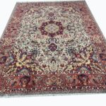 Masterpiece Handwoven Tabriz Fine Oriental Carpet – Ivory Field with Star Medallion & Shah Abbasi Floral Design | Item 177