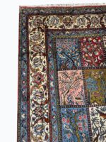 Authentic Handwoven Bakhtiari Khesti (Garden Panel) Fine Carpet – Pictorial Persian Masterpiece | Item 178 - Image 8