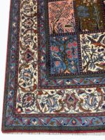 Authentic Handwoven Bakhtiari Khesti (Garden Panel) Fine Carpet – Pictorial Persian Masterpiece | Item 178 - Image 3