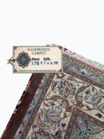 Authentic Handwoven Bakhtiari Khesti (Garden Panel) Fine Carpet – Pictorial Persian Masterpiece | Item 178 - Image 9