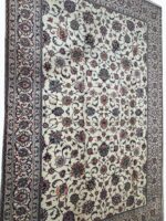 Fine Handwoven Kashan Carpet – All-Over Isfahan Shah Abbasi Floral Design | Item 179 - Image 6
