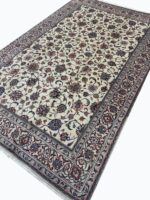 Fine Handwoven Kashan Carpet – All-Over Isfahan Shah Abbasi Floral Design | Item 179 - Image 3