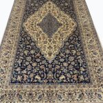 Fine Handwoven Nain Carpet – Premium Wool & Genuine Silk Detail with Pictorial Design | Item 182