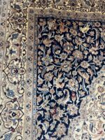 Fine Handwoven Nain Carpet – Premium Wool & Genuine Silk Detail with Pictorial Design | Item 182 - Image 6