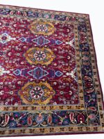 Fine Handwoven Mood Carpet – Premium All-Over Mahi (Herati) Design | Item 183 - Image 6