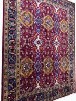 Fine Handwoven Mood Carpet – Premium All-Over Mahi (Herati) Design | Item 183 - Image 7