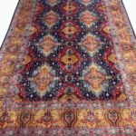Tabriz Masterpiece Fine Handwoven Carpet – Geometric Star Medallion Design | Item 184