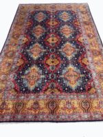 Tabriz Masterpiece Fine Handwoven Carpet – Geometric Star Medallion Design | Item 184