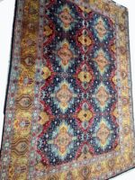 Tabriz Masterpiece Fine Handwoven Carpet – Geometric Star Medallion Design | Item 184 - Image 5